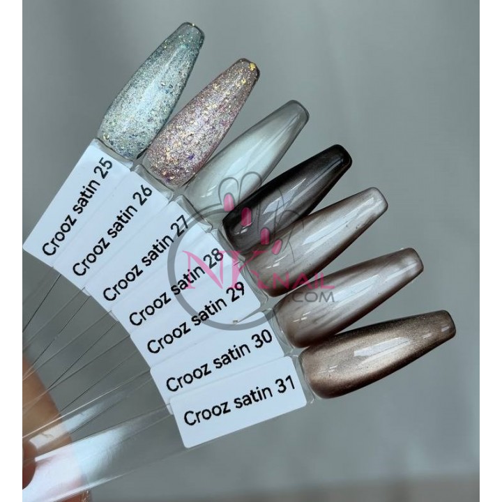 Гель-лак Crooz Cat Satin №28, 8 мл TPO free